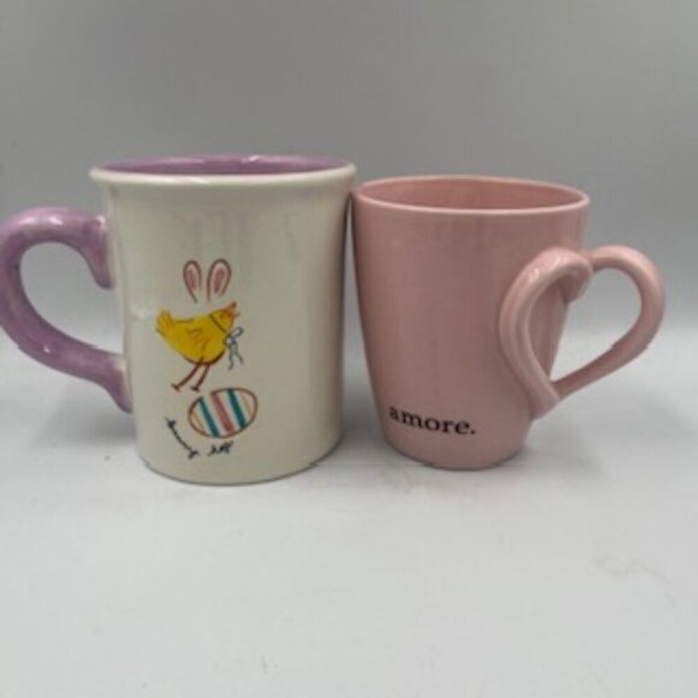 Starbucks Seasonal Drink Coffee Tea Mugs Springtime Easter Amore‎ Vintage